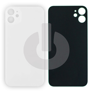 Крышка задняя для iPhone 12 Mini (с большим вырезом) белая АКЦИЯ фото