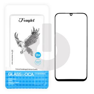 Стекло для переклейки Huawei Honor Nova Y70/ Y70 Plus/ Y71/ Y72 (MGA-LX9N/ MGA-LX3) (FEAGLET) черное АКЦИЯ фото
