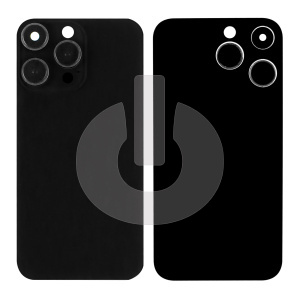 Крышка задняя для iPhone XR в корпусе 16 Pro со стеклом камеры черный титан фото
