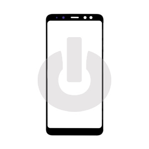 Стекло для переклейки Samsung A8 (A530F) с OCA пленкой черное АКЦИЯ фото