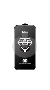 Стекло защитное для iPhone XR/ 11 HOCO (A34) в упаковке черное фото