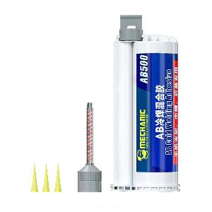 Клей двухкомпонентный MECHANIC AB500 (50 мл)