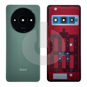 Крышка задняя для Xiaomi Redmi A3 (23129RN51X) со стеклом камеры зеленая фото