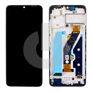 Дисплей с тачскрином для Tecno Spark 10 4G (KI5q) в рамке черный ORG фото