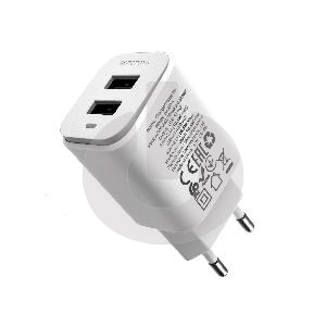 Зарядное устройство BOROFON BAS81A (2 USB-A x 2.1A) белое
