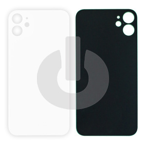 Крышка задняя для iPhone 12 Mini (с большим вырезом) белая Premium фото