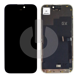 Дисплей с тачскрином для iPhone 15 Pro черный OLED (GX ORG) фото