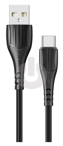 Кабель USB AM - Type-C 3.0A BOROFONE BX37 черный фото