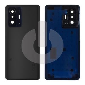 Крышка задняя для Xiaomi 11T (21081111RG)/ 11T Pro (2107113SG) со стеклом камеры черная фото