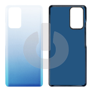 Крышка задняя для Xiaomi Redmi Note 10 Pro 4G (M2101K6G) голубая