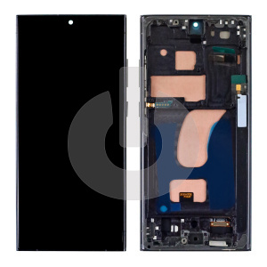 Дисплей с тачскрином для Samsung S23 Ultra (S918B) в рамке черный In-Cell фото