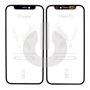 Стекло для переклейки iPhone 11 Pro Max (FEAGLET) черное фото