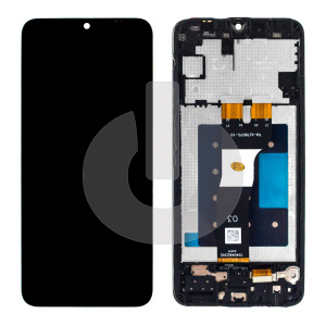 Дисплей с тачскрином для Samsung A05s (A057F) в рамке черный ORG фото