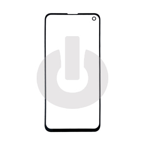 Стекло для переклейки Samsung S10e (G970F) с OCA пленкой черное АКЦИЯ фото