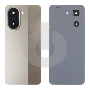 Крышка задняя для Xiaomi Poco C71 (25028PC03G) со стеклом камеры золотая фото