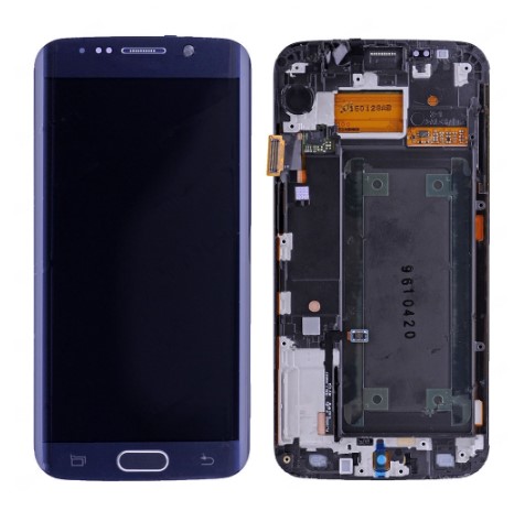 Дисплей с тачскрином для Samsung S6 Edge (G925F) в рамке синий REF-OR Дисплей с тачскрином для Samsung S6 Edge (G925F) в рамке синий REF-OR