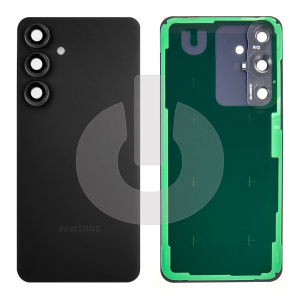 Крышка задняя для Samsung S24 FE (S721B) со стеклом камеры черная фото