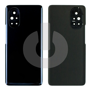 Крышка задняя для Huawei Nova 8 (ANG-LX1) со стеклом камеры черная фото