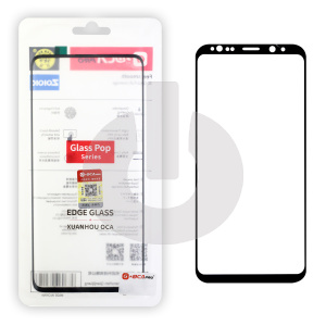 Стекло для переклейки Samsung S9+ (G965F) (G+OCA PRO) черное фото