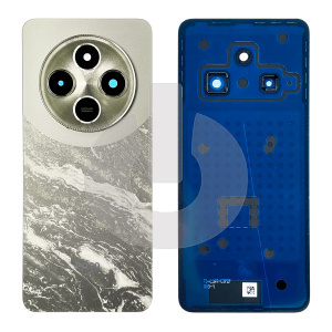 Крышка задняя для Xiaomi Poco C75 (2410FPCC5G) со стеклом камеры золотая фото