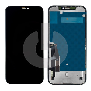 Дисплей с тачскрином для iPhone XR черный In-Cell JK фото