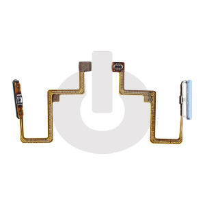 Сканер отпечатка пальца для Xiaomi Redmi Note 11 Pro+ 5G (21091116UG) голубой