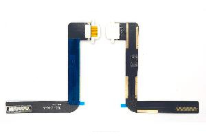 Шлейф/ плата зарядки для iPad Air (A1474)/ iPad 5 9.7" 2017 (A1822)/ iPad 6 9.7" 2018 (A1893) системный разъем белый ORG