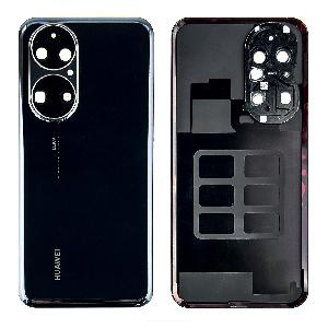 Крышка задняя для Huawei P50 (ABR-LX9) со стеклом камеры черная Крышка задняя для Huawei P50 (ABR-LX9) со стеклом камеры черная