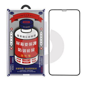 Стекло защитное для iPhone X/ XS/ 11 Pro Remax Medicine Glass (GL-27) черное фото