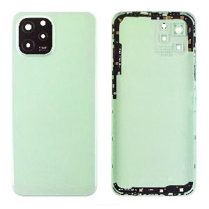 Крышка задняя для Huawei Nova Y61 (EVE-LX9N) со стеклом камеры зеленая