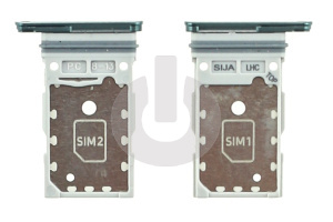 Лоток Sim для Samsung S22 (S901B)/ S22 Plus (S906B) зеленый фото