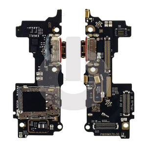 Шлейф/ плата зарядки для Xiaomi Poco F6 Pro (23113RKC6G) системный разъем/ микрофон/ коннектор SIM