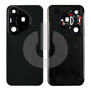 Крышка задняя для Huawei Pura 70 (ADY-LX9/ ADY-AL00) со стеклом камеры черная фото