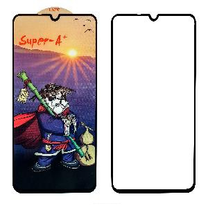 Стекло защитное для Huawei Honor 30i (LRA-LX1) (Super A+) черное НОВИНКА