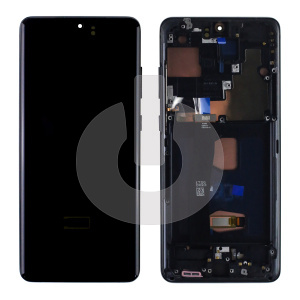 Дисплей с тачскрином для Samsung S20 Ultra (G988B) в рамке черный OLED FULL SIZE фото