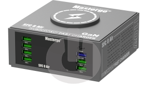 Станция зарядная MasterGo SFC 8 Air (7 USB х 1 Type-C) с беспроводной зарядкой фото