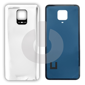 Крышка задняя для Xiaomi Redmi Note 9 Pro (M2003J6B2G)/ Note 9S (M2003J6A1G)/ Note 9 Pro Max (M2003J6B1I) белая фото
