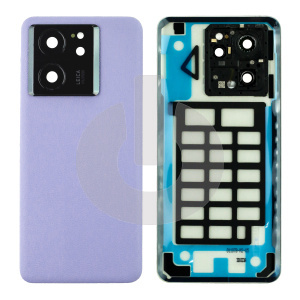Крышка задняя для Xiaomi 13T (2306EPN60G)/ 13T Pro (23078PND5G)/ Redmi K60 Ultra (23078RKD5C) со стеклом камеры синяя фото