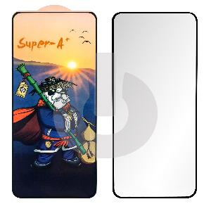 Стекло защитное для Tecno Pova 2/ Pova 3/ Pova 5G/ Infinix Note 10/ Note 11i/ Note 11S/ Note 11 Pro (Super A+) черное фото