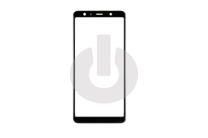 Стекло для переклейки Samsung A7 2018 (A750F) с OCA пленкой черное АКЦИЯ фото