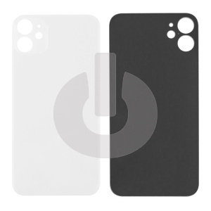 Крышка задняя для iPhone 12 (с большим вырезом) белая АКЦИЯ фото