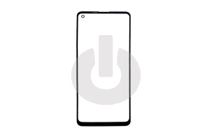 Стекло для переклейки Samsung A21s (A217F) с OCA пленкой черное АКЦИЯ фото