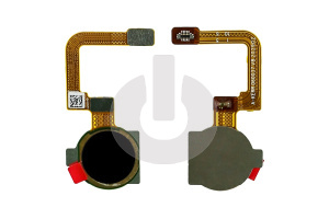 Сканер отпечатка пальца для Realme C21Y (RMX3263)/ C25Y (RMX3269) черный ORG
