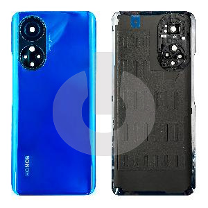 Крышка задняя для Huawei Honor X7 (CMA-LX1) со стеклом камеры синяя фото