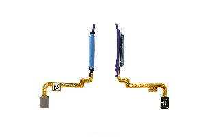 Сканер отпечатка пальца для Xiaomi Redmi Note 10 (M2102K7AG)/ Note 10S (M2101K7BNY) синий