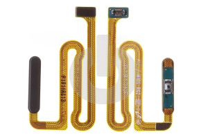 Шлейф кнопки включения для Samsung A12 (A125)/ A12 Nacho (A127)/ A13 (A135)/ M12 (M127) и сканер отпечатка пальца черный ORG АКЦИЯ