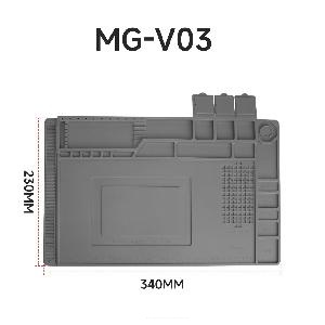 Коврик силиконовый термостойкий MasterGo MG-V03 (230мм х 340мм)