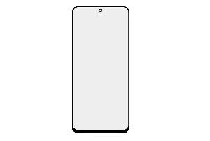 Стекло для переклейки Huawei Honor X8a (CRT-LX1)/ 90 Lite (CRT-NX1)/ X8 4G (TFY-LX1)/ X30i (TFY-AN00)/ Nova Y90 (CTR-LX1) с OCA пленкой черное АКЦИЯ