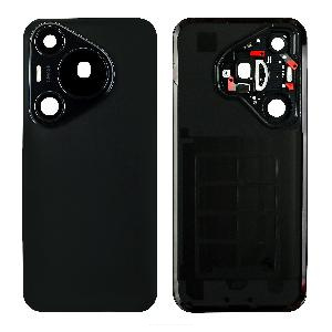 Крышка задняя для Huawei Pura 70 (ADY-LX9/ ADY-AL00) со стеклом камеры черная