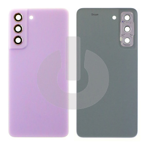 Крышка задняя для Samsung S21 FE (G990B) со стеклом камеры фиолетовая фото